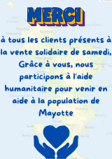 Samedi 1er Mars : Aidons Mayotte